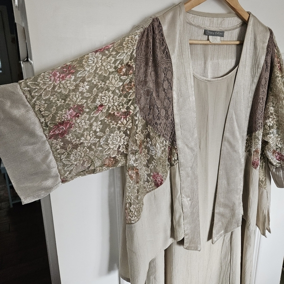 Vintage Tracy Collins dress and kimono‎ set - Picture 9 of 13